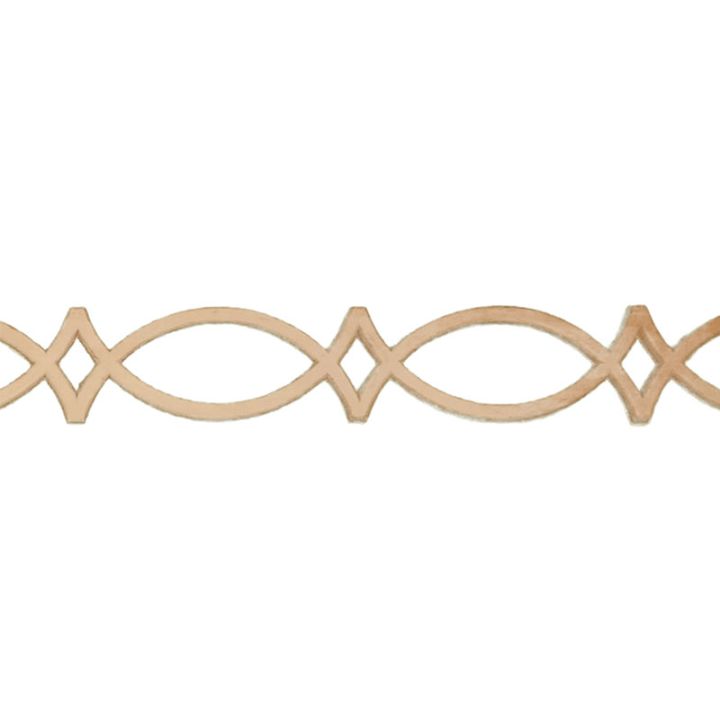 Fishtail Pediment Inset (Pair) - 13530