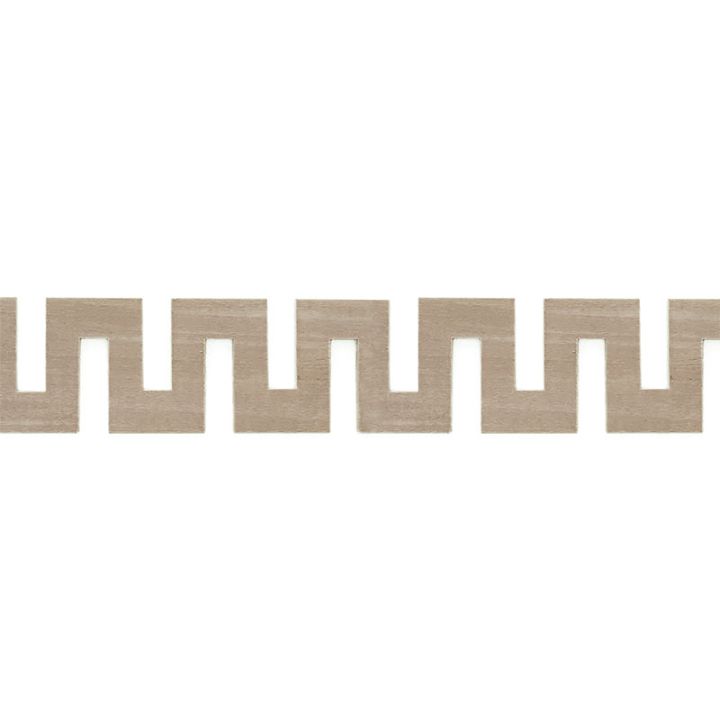 Greek Key Pediment Insert (Pair) - 5388