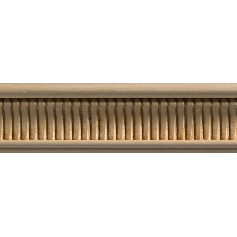 689 -12 Chair Rail Embossed Scallop