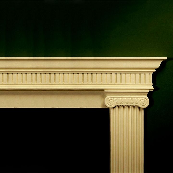 Dentil Style Single Door Pediment - PED02-S